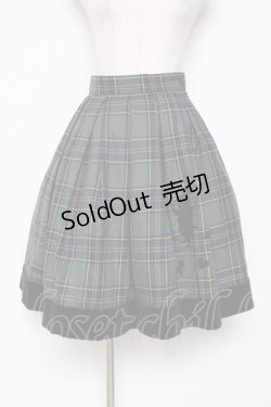 画像1: Innocent World / うさぎとトトランプのスカート  グリーン Y-25-12-11-080-IW-SK-SZ-ZY