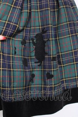 画像3: Innocent World / うさぎとトトランプのスカート  グリーン Y-25-12-11-080-IW-SK-SZ-ZY