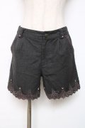 axes femme / ショートパンツ M 黒 Y-25-12-11-082-AX-PA-SZ-ZY