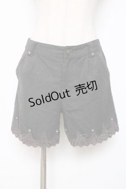 画像1: axes femme / ショートパンツ M 黒 Y-25-12-11-082-AX-PA-SZ-ZY