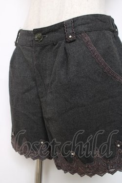 画像3: axes femme / ショートパンツ M 黒 Y-25-12-11-082-AX-PA-SZ-ZY