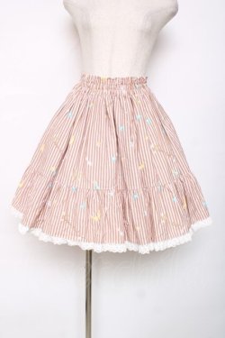 画像1: metamorphose / CL Sweet Shooting Starフリルスカート  ピンク Y-25-12-11-084-ME-SK-SZ-ZY