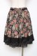 画像2: axes femme / 花柄スカート  黒 Y-25-12-11-086-AX-CO-SZ-ZY (2)