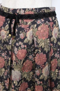 画像3: axes femme / 花柄スカート  黒 Y-25-12-11-086-AX-CO-SZ-ZY