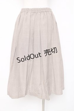 画像2: axes femme / サイド釦スカート M 茶 Y-25-12-11-088-AX-SK-SZ-ZY