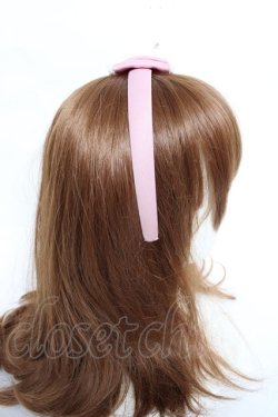 画像4: Chalmiere / グログランリボンカチューシャ  ピンク Y-25-12-11-009-LO-AC-SZ-ZY