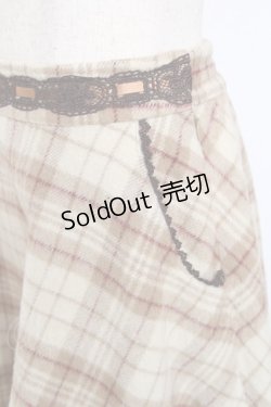 画像3: axes femme / チェックスカート  ベージュ Y-25-12-11-090-AX-SK-SZ-ZY