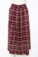 画像1: axes femme / チェック柄ガウチョパンツ M ワイン Y-25-12-11-091-AX-PA-SZ-ZY (1)