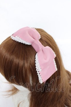 画像5: Chalmiere / グログランリボンカチューシャ  ピンク Y-25-12-11-009-LO-AC-SZ-ZY