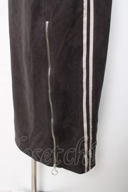 画像3: axes femme / カットスエードジップスカート F チャコール Y-25-12-11-093-AX-SK-SZ-ZY