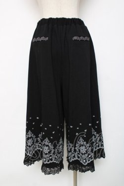 画像2: axes femme / ガウチョパンツ M 黒 Y-25-12-11-094-AX-PA-SZ-ZY