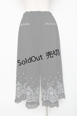 画像2: axes femme / ガウチョパンツ M 黒 Y-25-12-11-094-AX-PA-SZ-ZS