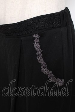 画像3: axes femme / ガウチョパンツ M 黒 Y-25-12-11-094-AX-PA-SZ-ZY