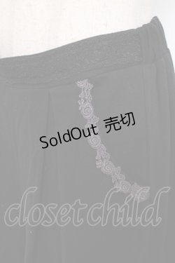 画像3: axes femme / ガウチョパンツ M 黒 Y-25-12-11-094-AX-PA-SZ-ZS