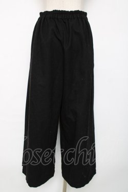 画像2: axes femme / サイドスカーフ切替パンツ F 黒 Y-25-12-11-095-AX-PA-SZ-ZY