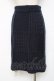 画像2: axes femme / ニットスカート  紺 Y-25-12-11-097-AX-SK-AS-ZY (2)
