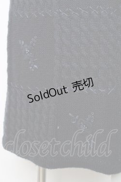 画像3: axes femme / ニットスカート  紺 Y-25-12-11-097-AX-SK-AS-ZS