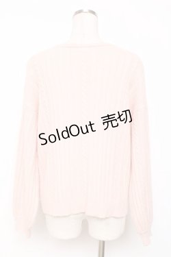 画像2: axes femme / ガーデニング刺繍カーディガン  ピンク Y-25-12-11-012-AX-TO-SZ-ZY