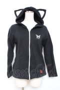 MAM / ねこみみパーカー  黒 Y-25-12-11-020-LO-TO-SZ-ZY