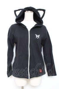 MAM / ねこみみパーカー  黒 Y-25-12-11-020-LO-TO-SZ-ZY