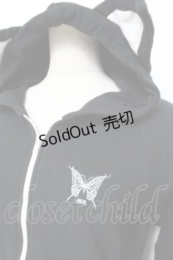 画像3: MAM / ねこみみパーカー  黒 Y-25-12-11-020-LO-TO-SZ-ZY