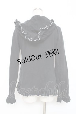 画像2: MAM / デビルキャット刺繍フリルパーカー  黒 Y-25-12-11-022-LO-TO-SZ-ZY