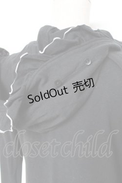 画像3: MAM / デビルキャット刺繍フリルパーカー  黒 Y-25-12-11-022-LO-TO-SZ-ZY