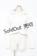 PEACE NOW / くまみみボレロ M 白 Y-25-12-11-023-PU-JA-SZ-ZTC065