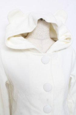 画像3: PEACE NOW / くまみみボレロ M 白 Y-25-12-11-023-PU-JA-SZ-ZY