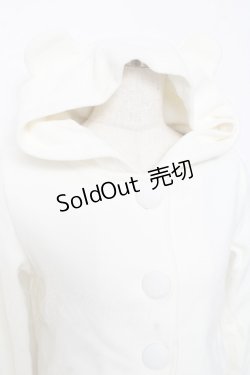 画像3: PEACE NOW / くまみみボレロ M 白 Y-25-12-11-023-PU-JA-SZ-ZTC065