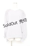 axes femme / 花モチーフレース使いプルオーバー M ラベンダー Y-25-12-11-027-AX-TO-SZ-ZY
