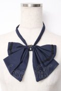 Sheglit / "Rosalia"リボンタイ  ネイビー Y-25-12-12-052-EL-ZA-SZ-ZY