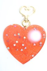 画像2: Angelic Pretty / Deco Heartアクリルキーホルダー  レッド Y-25-12-12-055-AP-ZA-SZ-ZT649F001 (2)