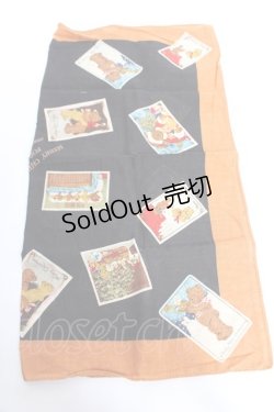 画像1: PINK HOUSE / クリスマスベアスカーフ  ネイビー Y-25-12-12-060-LO-ZA-SA-ZY