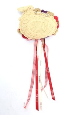 画像2: PINK HOUSE / ベリータルトニットコサージュ  アカ Y-25-12-12-071-LO-ZA-SZ-ZY