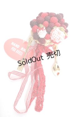 画像1: PINK HOUSE / 苺タルトモチーフブローチ  アカ Y-25-12-12-072-LO-ZA-SZ-ZY