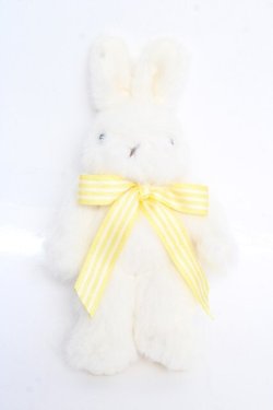 画像1: PINK HOUSE / ラビットぬいぐるみコサージュ  イエロー Y-25-12-12-073-LO-ZA-SZ-ZY