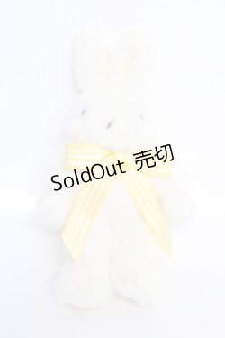 画像1: PINK HOUSE / ラビットぬいぐるみコサージュ  イエロー Y-25-12-12-073-LO-ZA-SZ-ZY