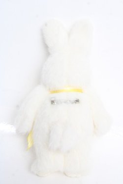 画像2: PINK HOUSE / ラビットぬいぐるみコサージュ  イエロー Y-25-12-12-073-LO-ZA-SZ-ZY