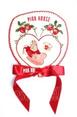 画像1: PINK HOUSE / Rambling Hearts刺繍ワッペン  アイボリー Y-25-12-12-076-LO-ZA-SZ-ZS (1)