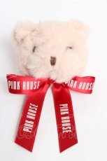 画像1: PINK HOUSE / Animal Happy Jamモチーフ顔ぐるみコサージュ  ねこ Y-25-12-12-077-LO-ZA-SZ-ZS (1)