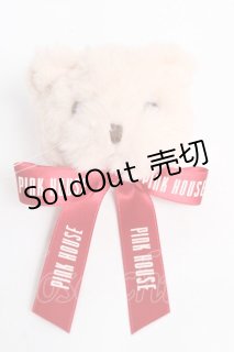 PINK HOUSE / Animal Happy Jamモチーフ顔ぐるみコサージュ ねこ Y-25