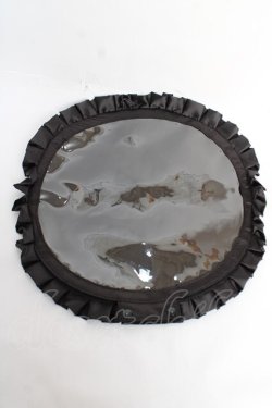 画像2: Ank Rouge / リボンうちわケース  黒 Y-25-12-12-080-CA-ZA-SZ-ZY