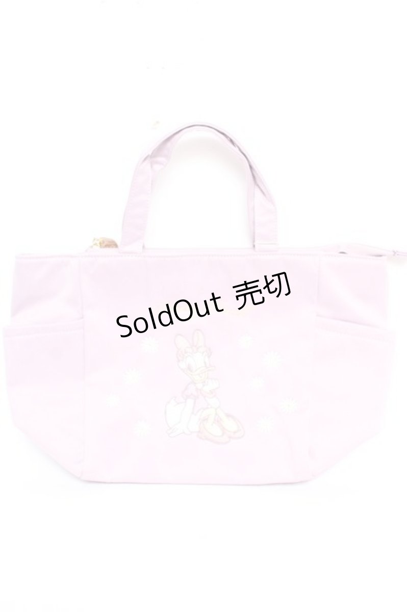 画像1: Maison de FLEUR / Daisy Duckサイドポケットトートバック  ラベンダー Y-25-12-12-084-LO-BG-SZ-ZTK040 (1)