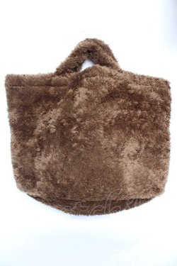 画像2: WONDERFUL WORLD / 立体くまモチーフトートバッグ  こげ茶 Y-25-12-12-088-LO-BG-SZ-ZY