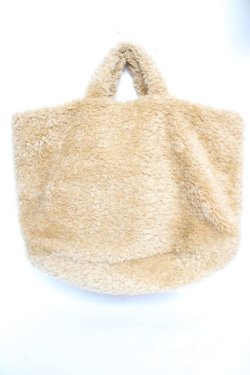 画像2: WONDERFUL WORLD / 立体くまモチーフトートバッグ  キャメル Y-25-12-12-089-LO-BG-SZ-ZY