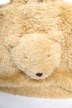 画像3: WONDERFUL WORLD / 立体くまモチーフトートバッグ  キャメル Y-25-12-12-089-LO-BG-SZ-ZY