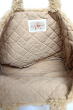 画像4: WONDERFUL WORLD / 立体くまモチーフトートバッグ  キャメル Y-25-12-12-089-LO-BG-SZ-ZY