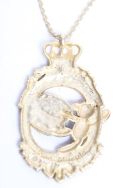 画像2: Jane Marple / フレームBearのペンダント  ゴールド Y-25-12-12-001-JM-AC-SZ-ZY