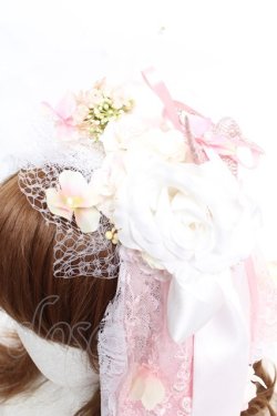 画像5: Atelier Beatrice / 蜂鳥レースカチューシャ  ピンク Y-25-12-12-097-GO-AC-SZ-ZY